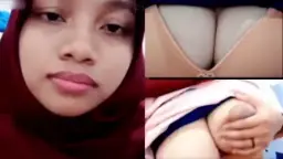 ABG Jilbab Merah Jilat Melet OmeTV