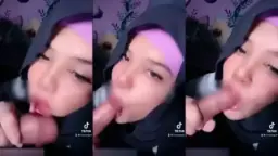 ARRAZYNY Hijab Sepong Kontol Dildo Video by AVTub