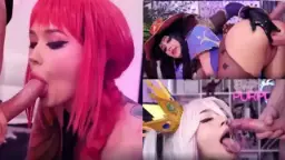 Bokep Exodus X Little Reislin Vs Purple Bitch World PMV Games Porn Compilation By BokepSIN Video by Tube8