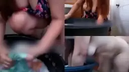 Bokep Ngentot Pembantu dari Belakang Pas Lagi Nyuci Video by AVTub