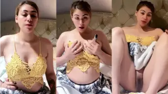Cece Bule Ngangkang Show Mekinya