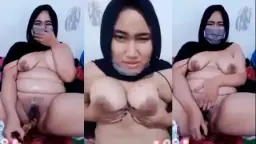 Hijab Hitam BBW Tante Tobrut Colmek