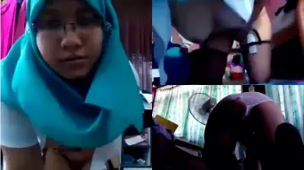 Hijab Kacamata Sange Colmek Pake Vibrator Video by YourPorn