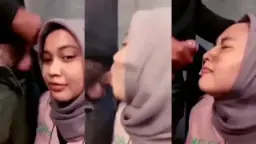 Hijabers Cantik Nyepong Crot di Wajah Video by TubeV