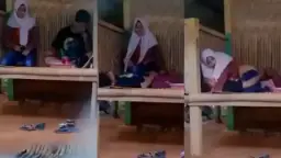 Jilbab Viral ABG Ngentot Di Gubuk