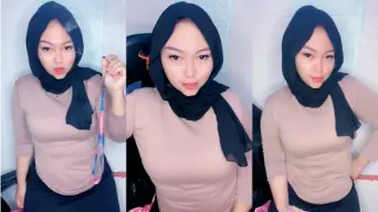 Kak Mawar Host Berhijab Binal Video by HQporner