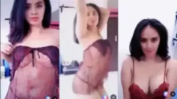 Kimaya Agata Lingerie Transparan Video by SangeLink