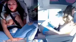 Lagi Nyetir Pacar Minta Dientot Video by KingBokep