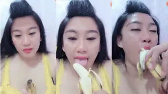 Live Puspita Nyepong Pisang Godain Pascol