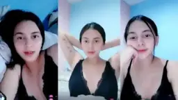 Miss Bie Lingerie Hitam Comeback Live Video by BebasIndo