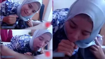 P3l-4jar Jilbab Biru Doyan Emut Kontol