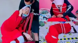 Ukhti ABG Daun Masih Muda Hijab Diikat BDSM