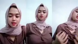 Ukhti Hijabers Cantik Remas Buah Dada Live Video by PornGo